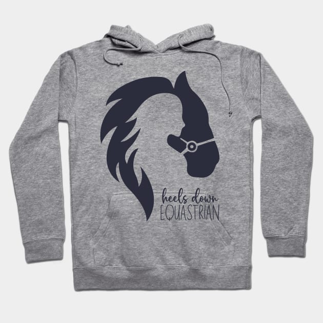 equestrian heels down Hoodie by OutfittersAve